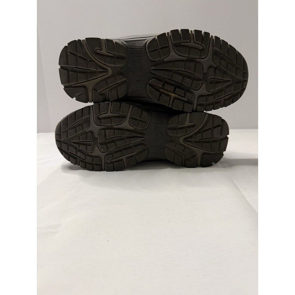 Black Ankle High Sherpa Lines Slip On Boots Size 37- US 6.5 to 7 - Picture 6 of 6